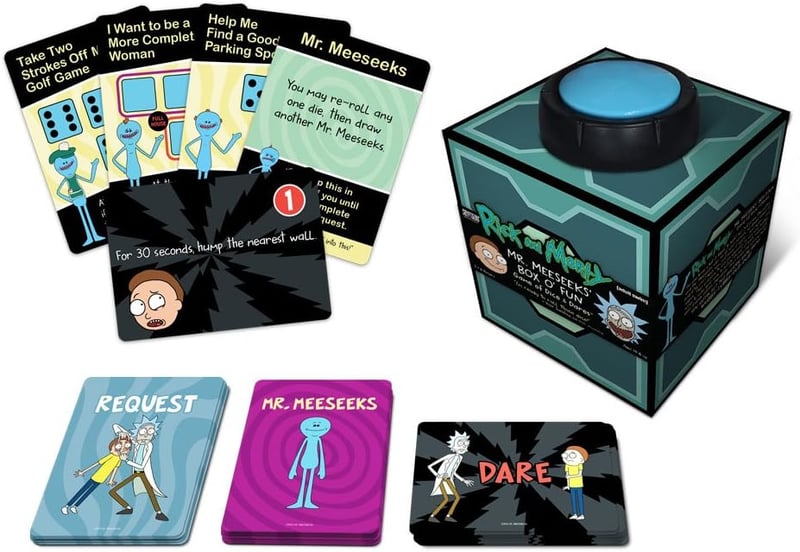 Rick and Morty Dice Dares Game: Mr. Meeseeks' Box O' Fun