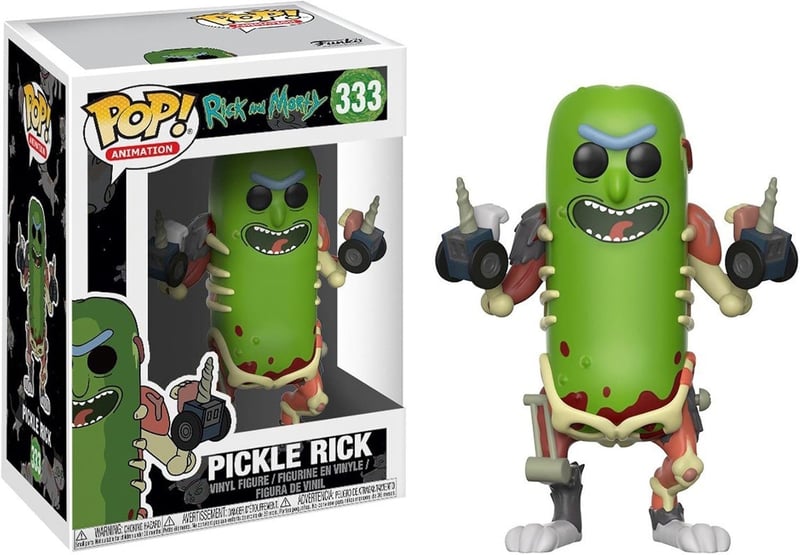 Rick and Morty Pickle Rick Collectible Vinyl Figure