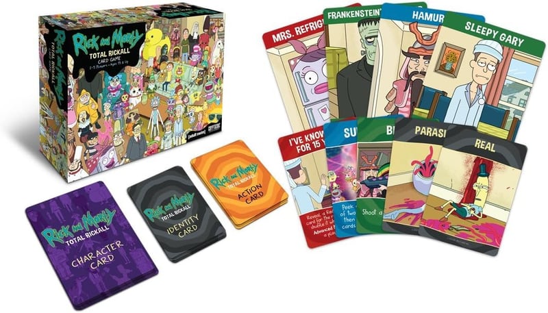 Rick and Morty Total Rickall Cooperative Card Game
