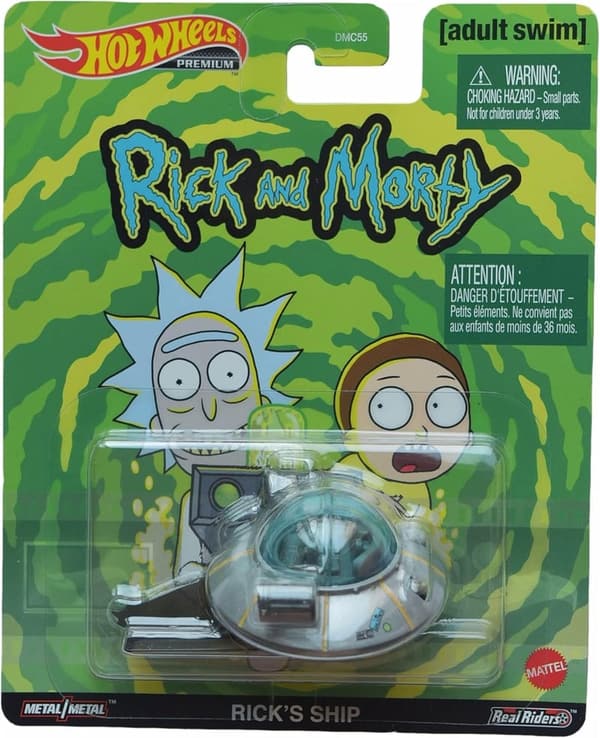 Rick and Morty Hot Wheels Rick's Ship Toy Vehicle
