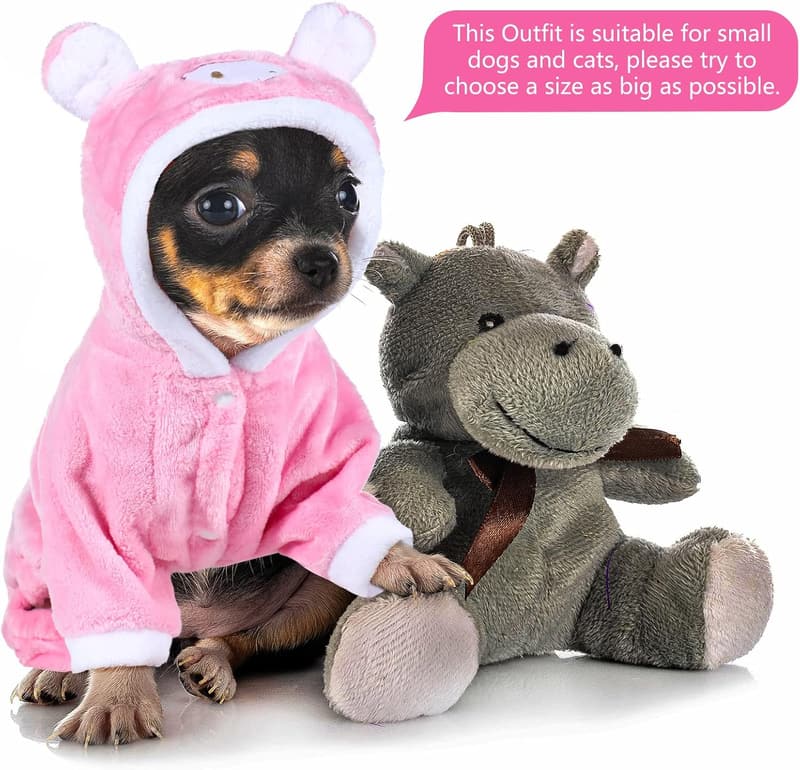Halloween Dog and Cat Costume Set - Pink Pig & Dinosaur Outfits