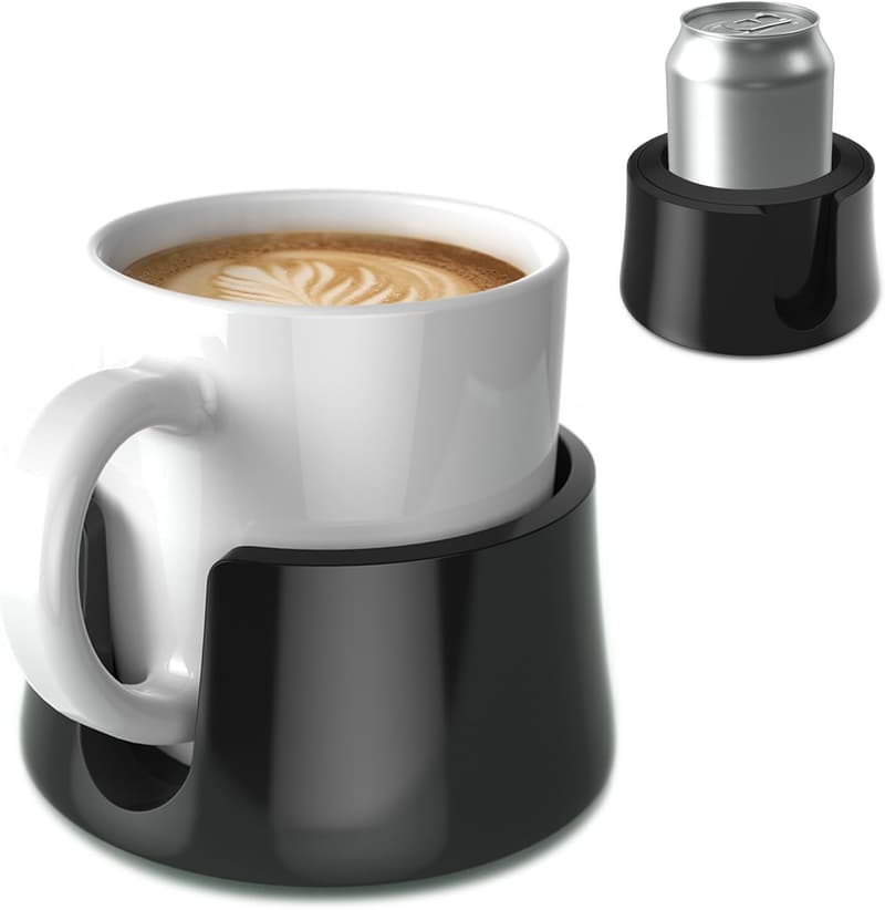 Anti-Spill Table Coaster - Jet Black Drink Holder