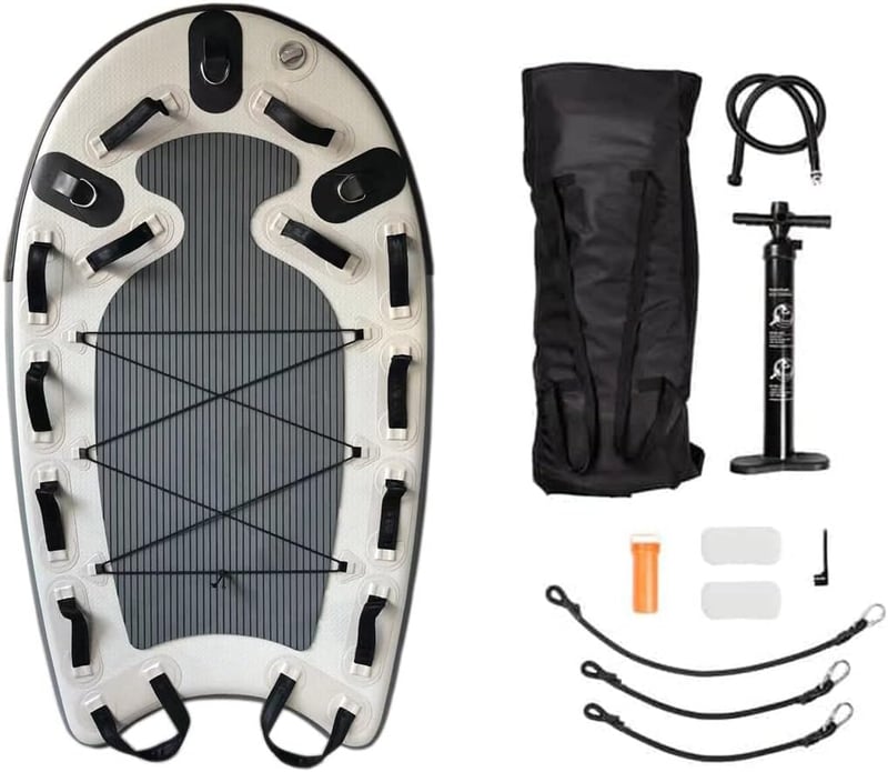 Professional Inflatable Rescue Sled for Lifeguards and Surfing