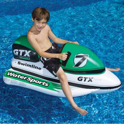 Inflatable Water Bike Float - Swimline GTX Wet Ski 9027