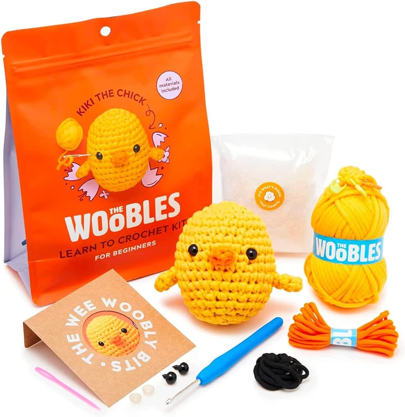 Beginners Crochet Kit: Kiki The Chick with Easy Peasy Yarn