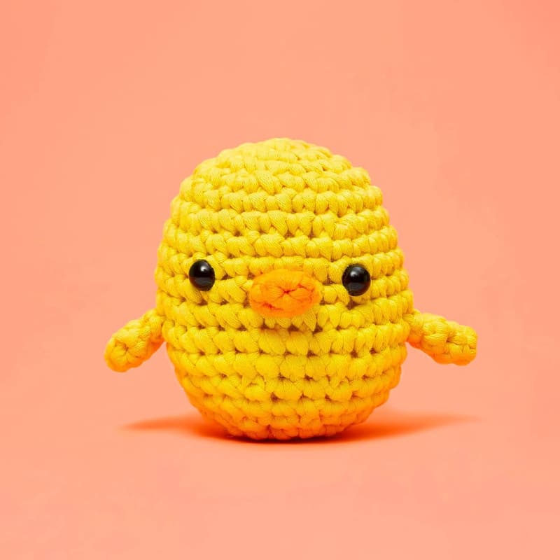 Beginners Crochet Kit: Kiki The Chick with Easy Peasy Yarn