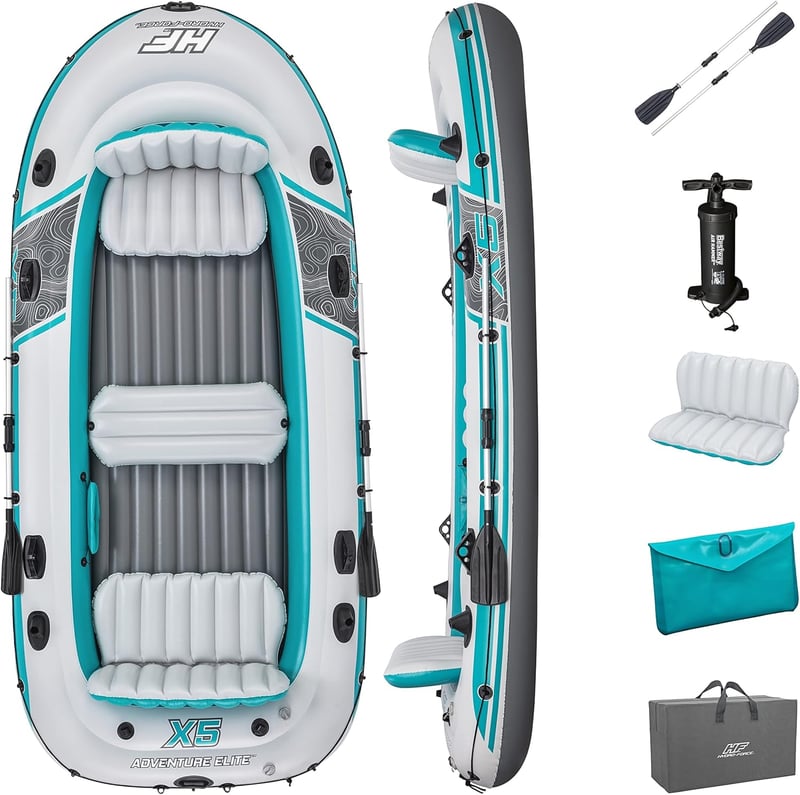 Hydro-Force Inflatable Raft Set for Kids & Adults