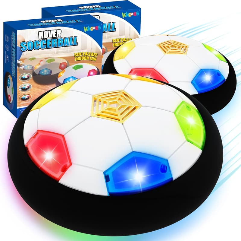 Kids Hover Soccer Ball Set with LED Light, Ages 3-16