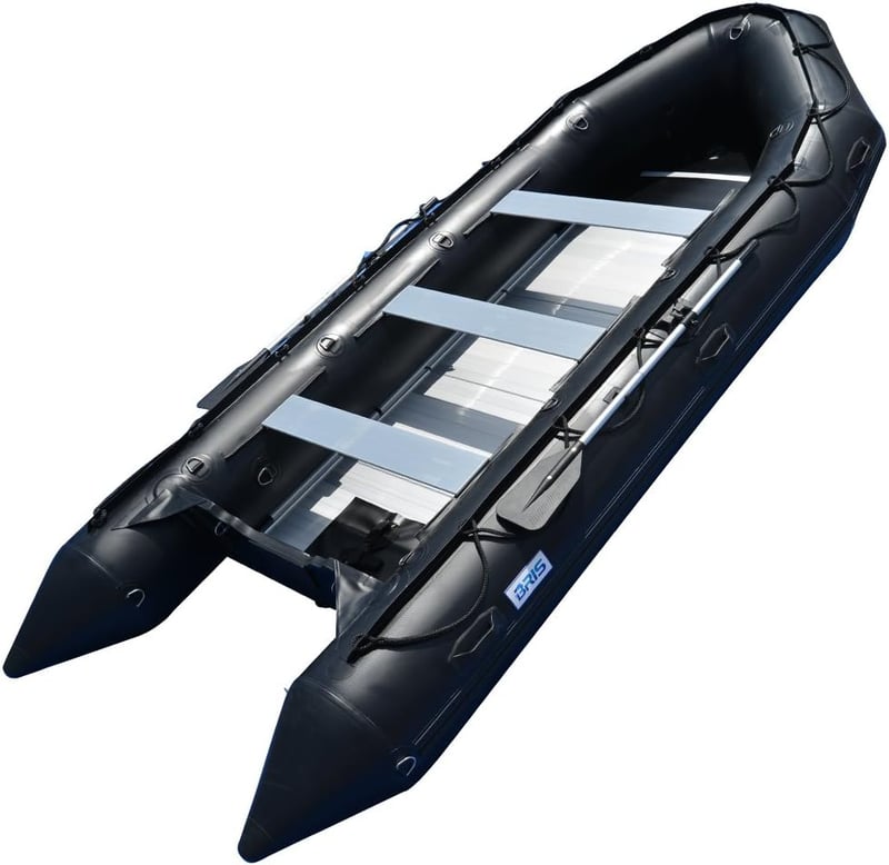 15.4 ft Inflatable Rescue Boat and Dive Raft