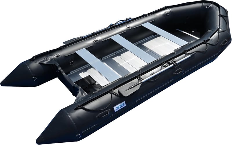 15.4 ft Inflatable Rescue Boat and Dive Raft