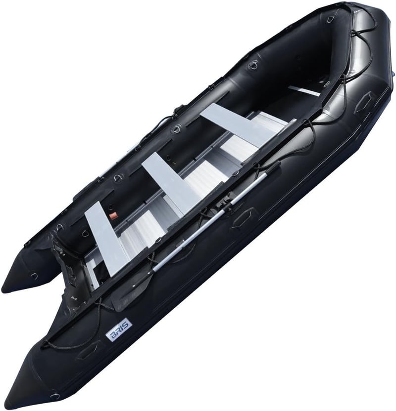 15.4 ft Inflatable Rescue Boat and Dive Raft
