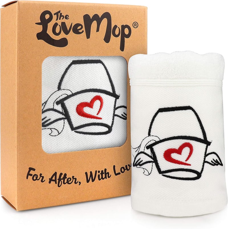 Bachelorette Bridal Shower Gift: Love Mop Cotton Towel for Couples