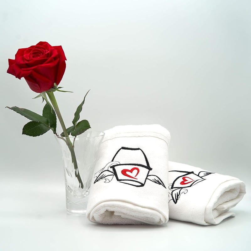 Bachelorette Bridal Shower Gift: Love Mop Cotton Towel for Couples