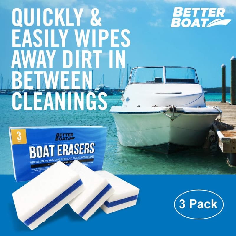 Boat Scuff Erasers for Pontoon & Fishing - Cleaning Accessories
