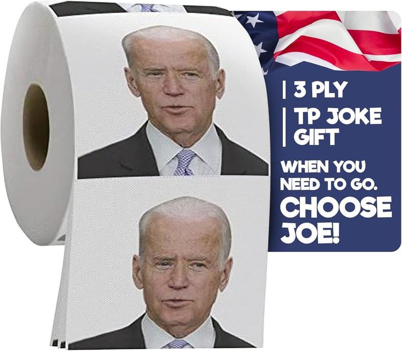 Funny Political Toilet Paper Roll - Ideal Gag Gift for Parties