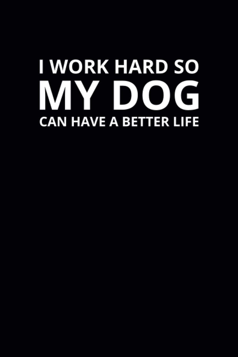 Funny Dog-Themed 6x9 Notebook - Office Gag Gift for Adults