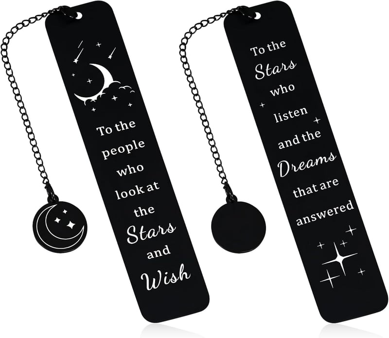 Inspirational Double-Sided Bookmarks for Secret Santa Gifts