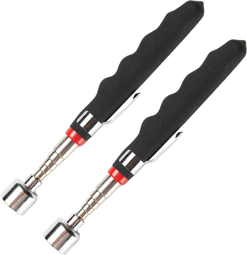 Extendable Magnetic Pickup Tool - 20 lb Capacity, 31