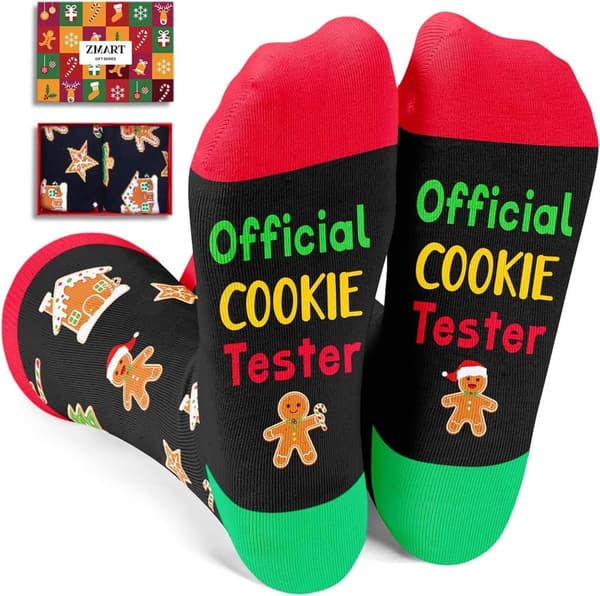 Gingerbread Socks Gift Set for Teens and Adults