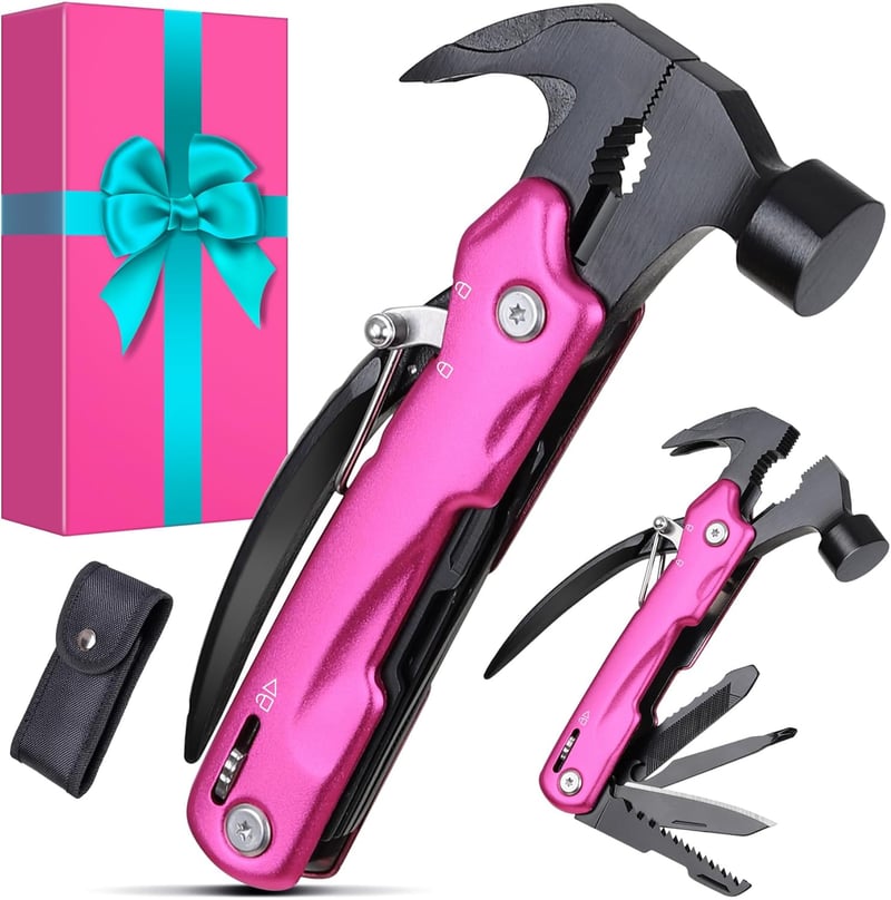 Mother's Day Multitool Hammer Gift for Mom & Wife