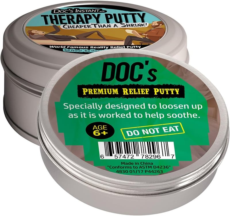 Instant Therapy Putty - Stress Relief Gag Gift for Friends