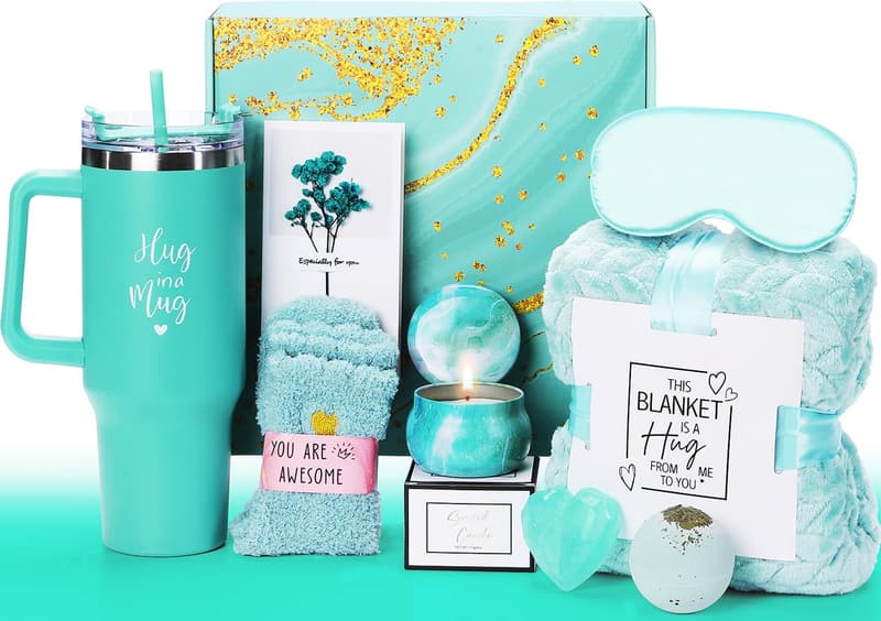 Ocean Spa Gift Basket for Her - Self-Care Birthday Set