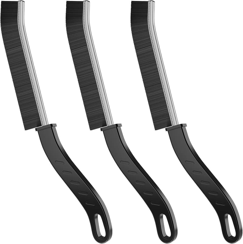 Crevice Cleaning Brush Set - Grout, Bathroom & Kitchen - 3 Pcs
