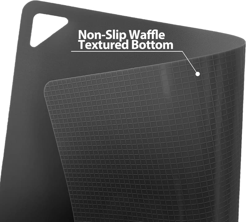 Flexible Plastic Cutting Mats for Kitchen - BPA Free, Non-Slip