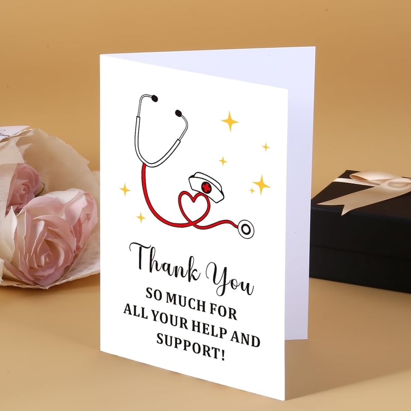 Thank You Cards for Nurses & Doctors - Appreciation Gifts