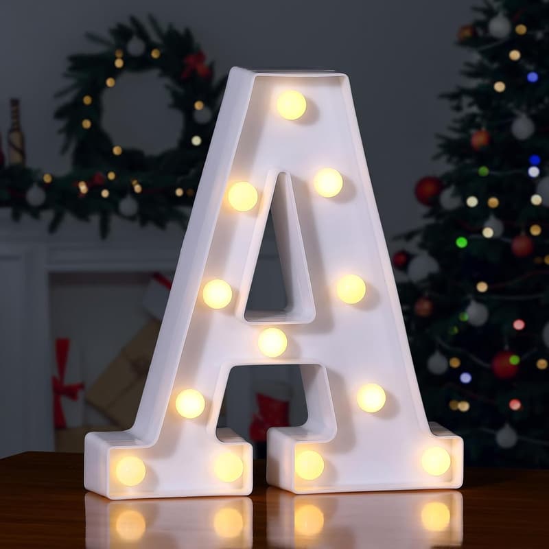 Engagement Party Light Up Marquee Letters - Home Decor Sign