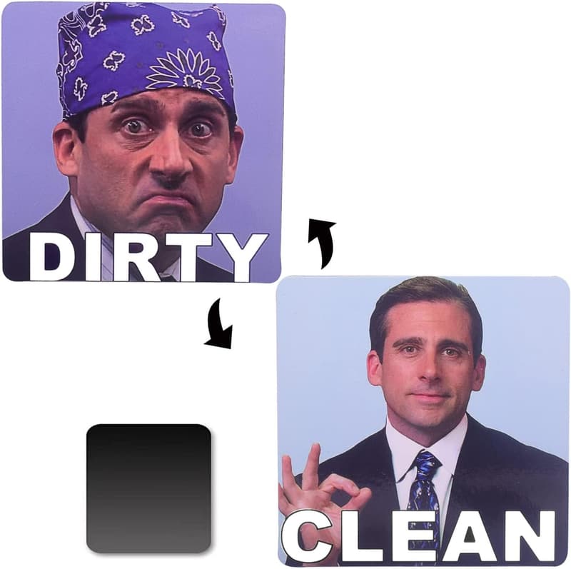 Clean & Dirty Dishwasher Magnet - Double-Sided Kitchen Indicator