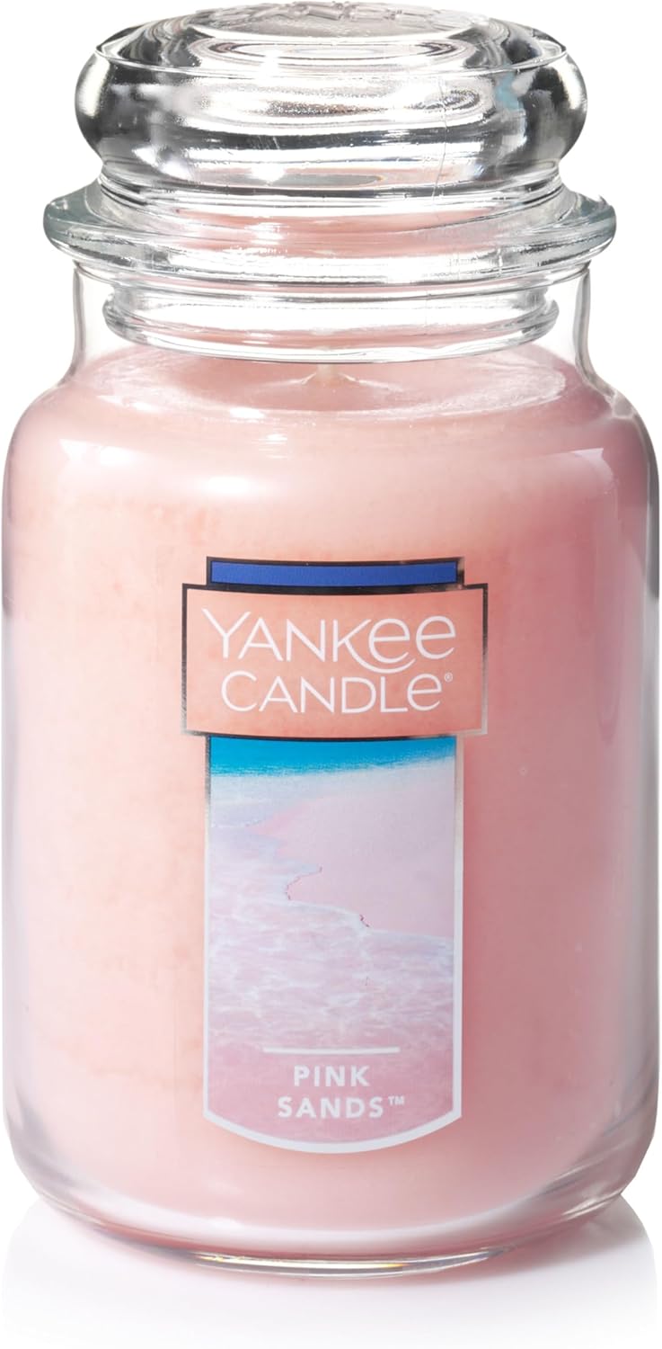 Pink Sands Scented Large Jar Candle – 22oz, 110+ Hours Burn Time