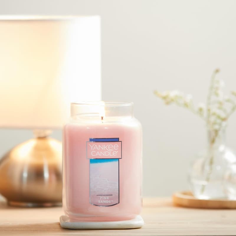 Pink Sands Scented Large Jar Candle – 22oz, 110+ Hours Burn Time