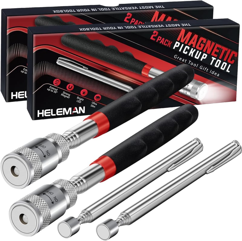 Magnetic Pickup Tool Set - Cool Gadget for Men’s Christmas Gifts