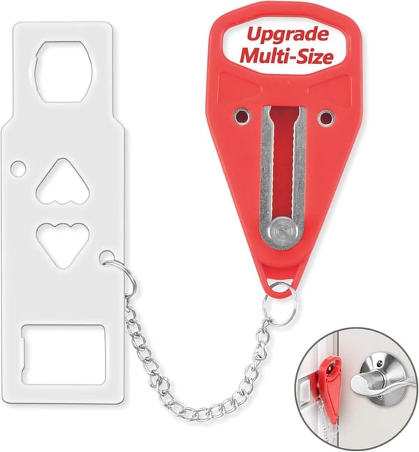 Travel Security Portable Door Lock for Added Safety and Privacy