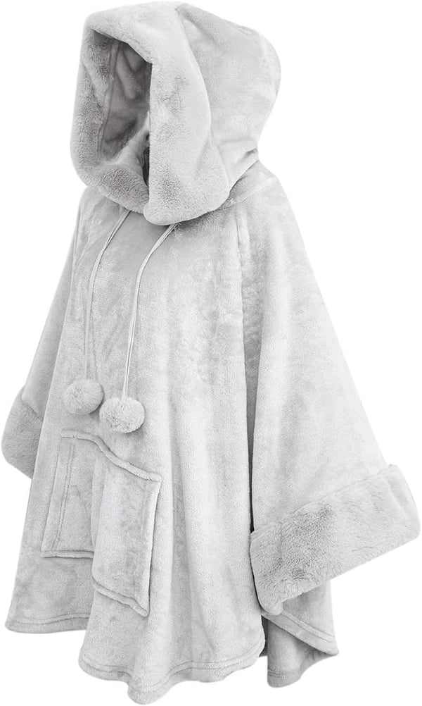 Oversized Hooded Blanket Sweatshirt with Pocket - Great Birthday Gift