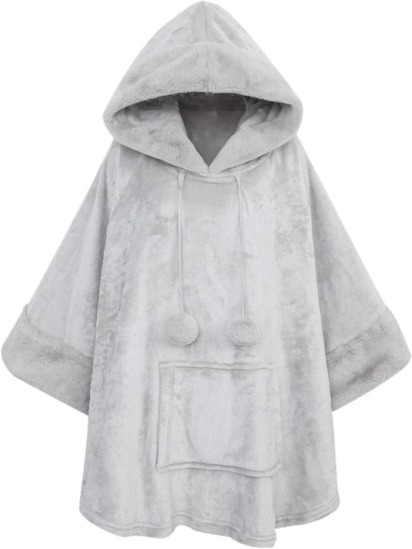 Oversized Hooded Blanket Sweatshirt with Pocket - Great Birthday Gift