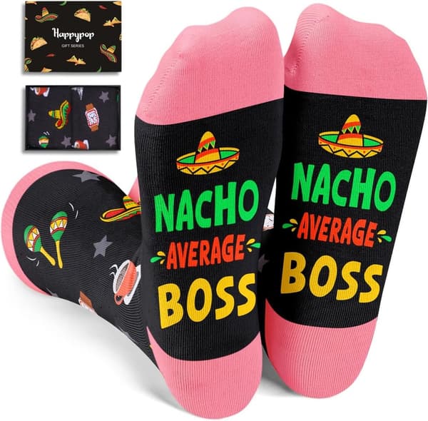 Cool Boss Day Gift Socks for Women and Men