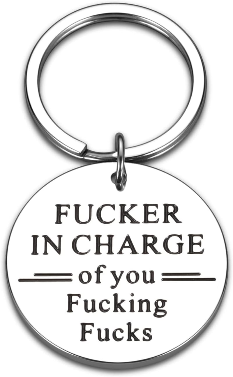 Funny Boss Keychain - Office Gag Gift for Bosses