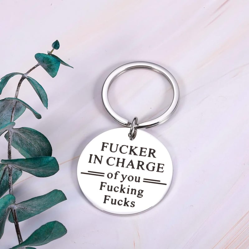 Funny Boss Keychain - Office Gag Gift for Bosses