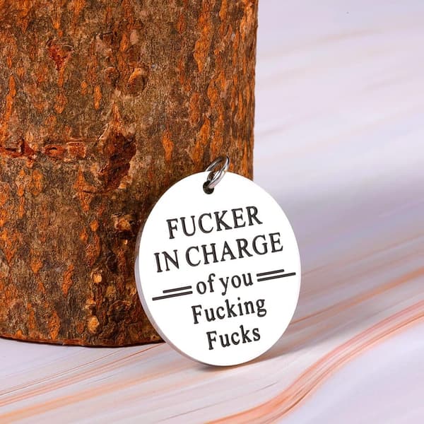 Funny Boss Keychain - Office Gag Gift for Bosses