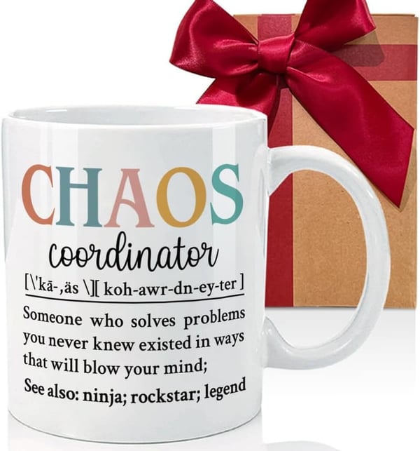 Chaos Coordinator Mug - Gift for Women, Teachers & Coworkers