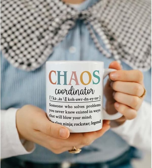 Chaos Coordinator Mug - Gift for Women, Teachers & Coworkers