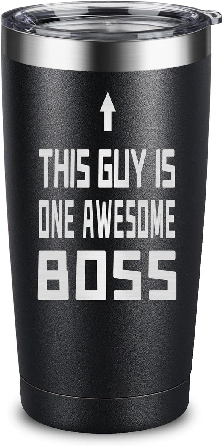 Boss Day Engraved 20 oz Tumbler – Funny Gift for Him/Her