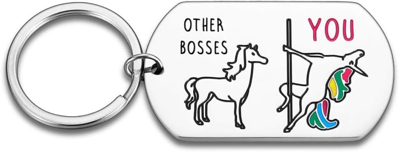 Unicorn Keychain for Boss Appreciation Gift