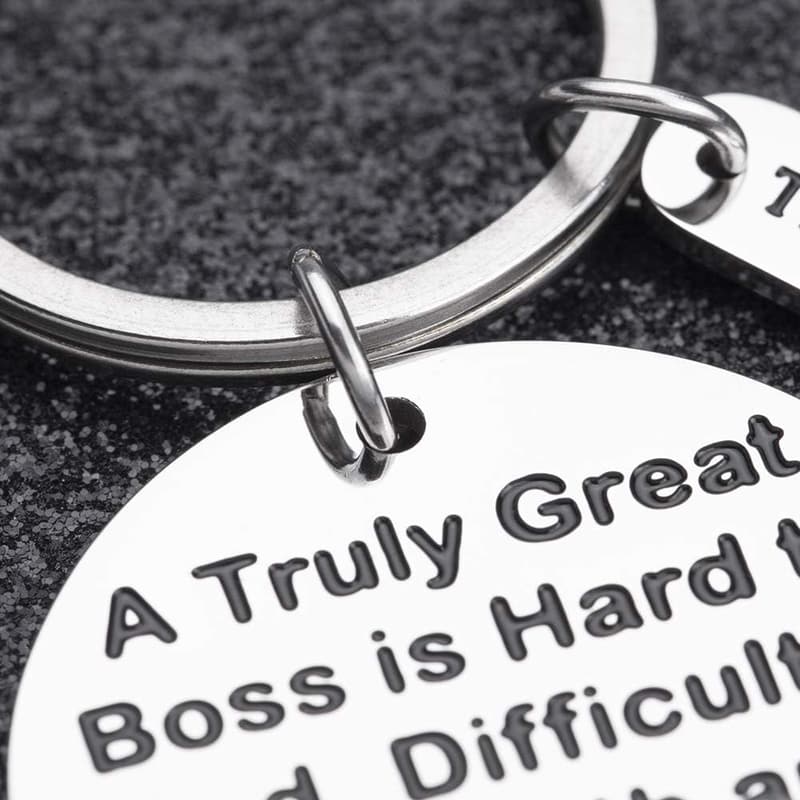 Boss Appreciation Keychain - Thank You Gift for Supervisor