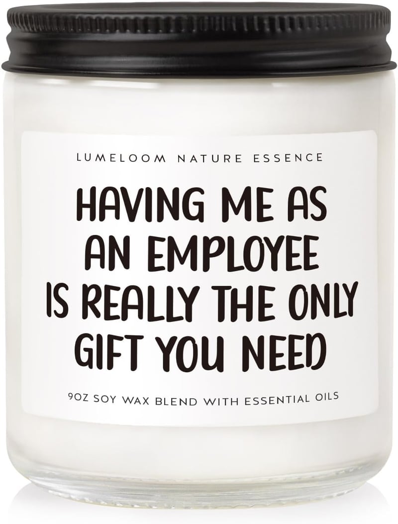 Birthday Gift - Lavender Scented 9oz Soy Wax Candle for Boss