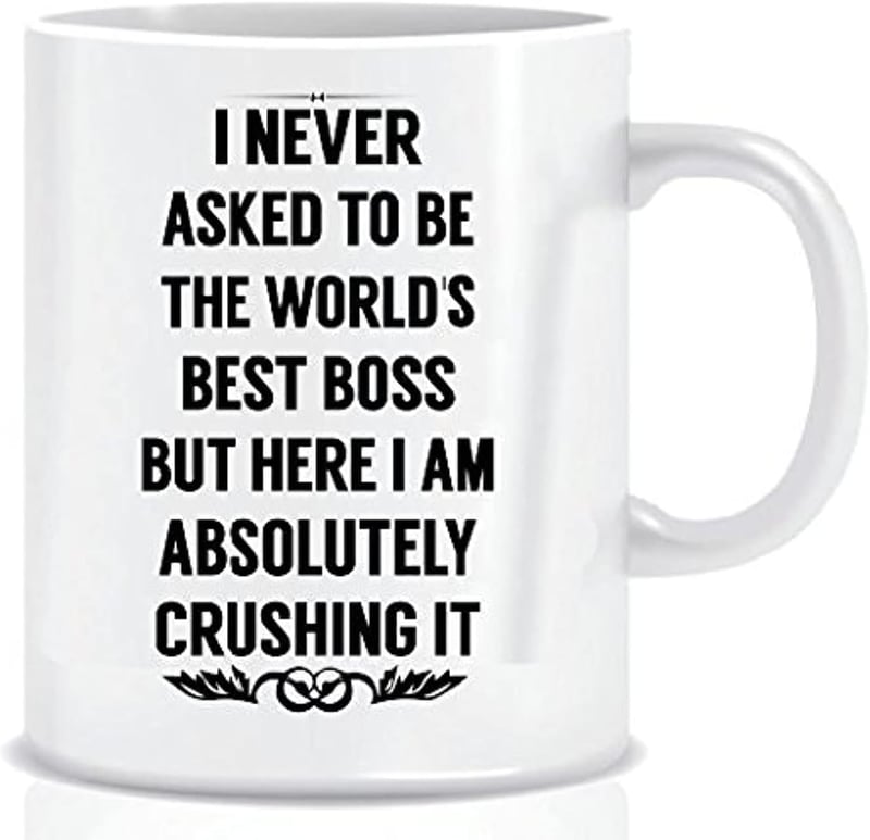 World's Best Boss Coffee Mug - 11 oz Gift for Men & Women