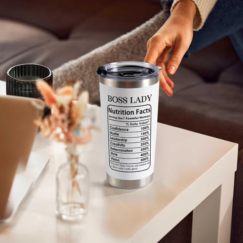 Boss Day Tumbler for Women - Inspirational Gift for Leaders