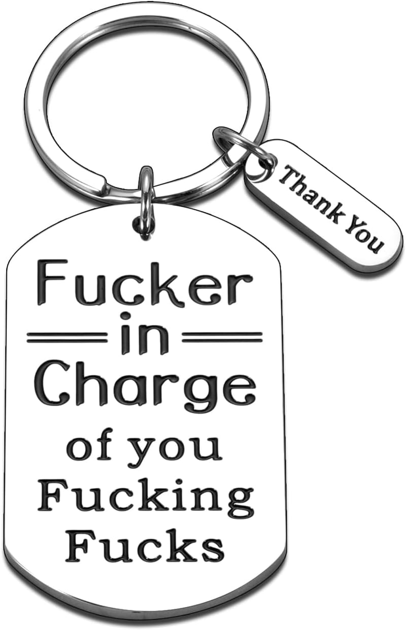 Funny Keychain Gift for Boss - Halloween & Boss's Day